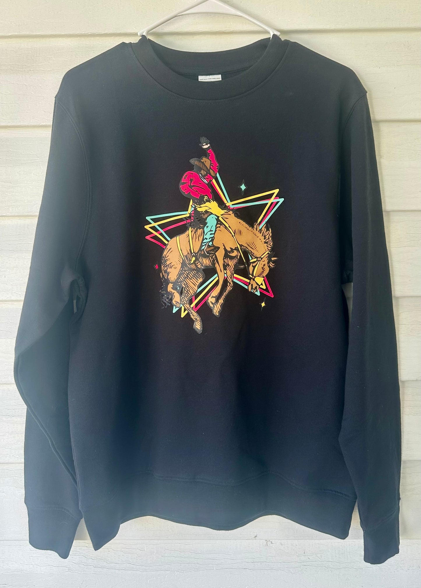 Medium The Boujee Bronc Crewneck