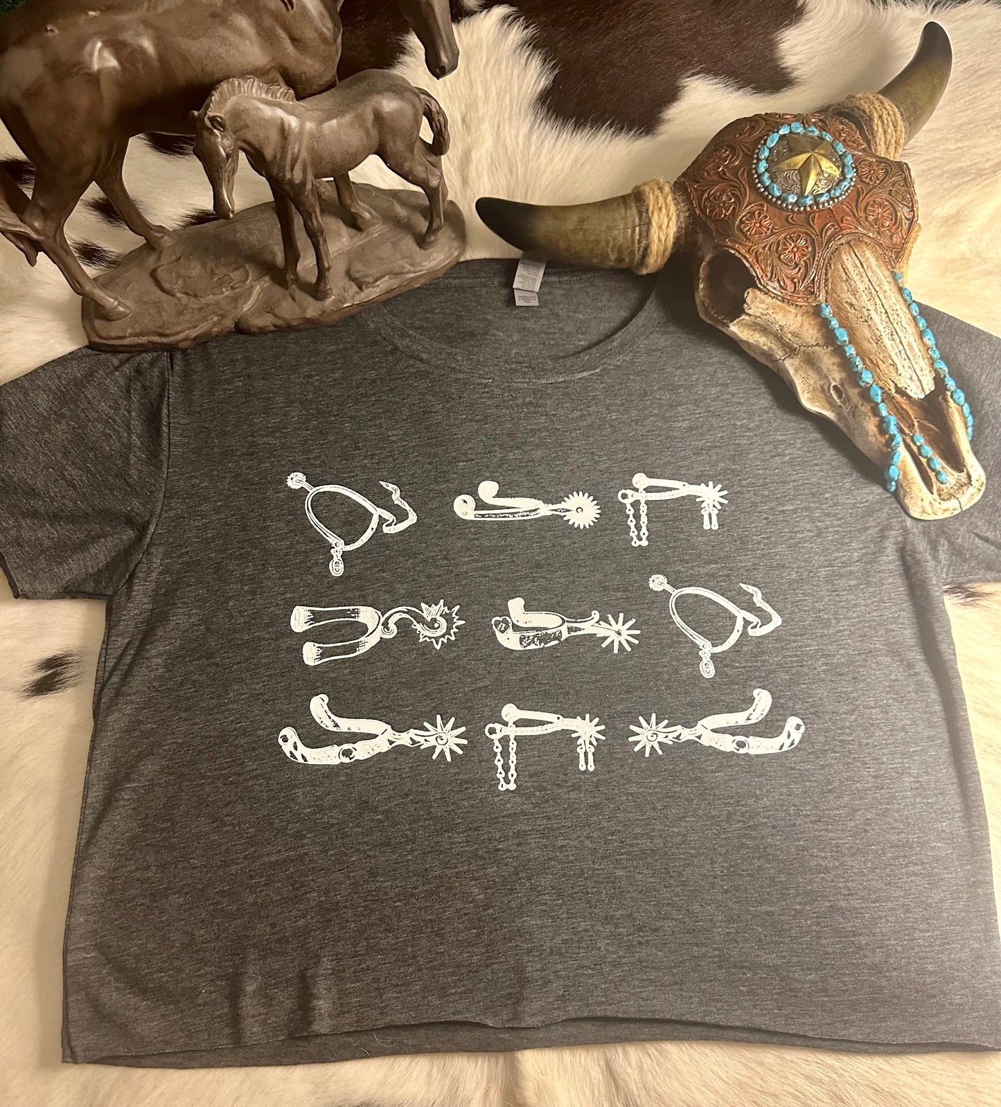 Medium The Spurs Top in Charcoal