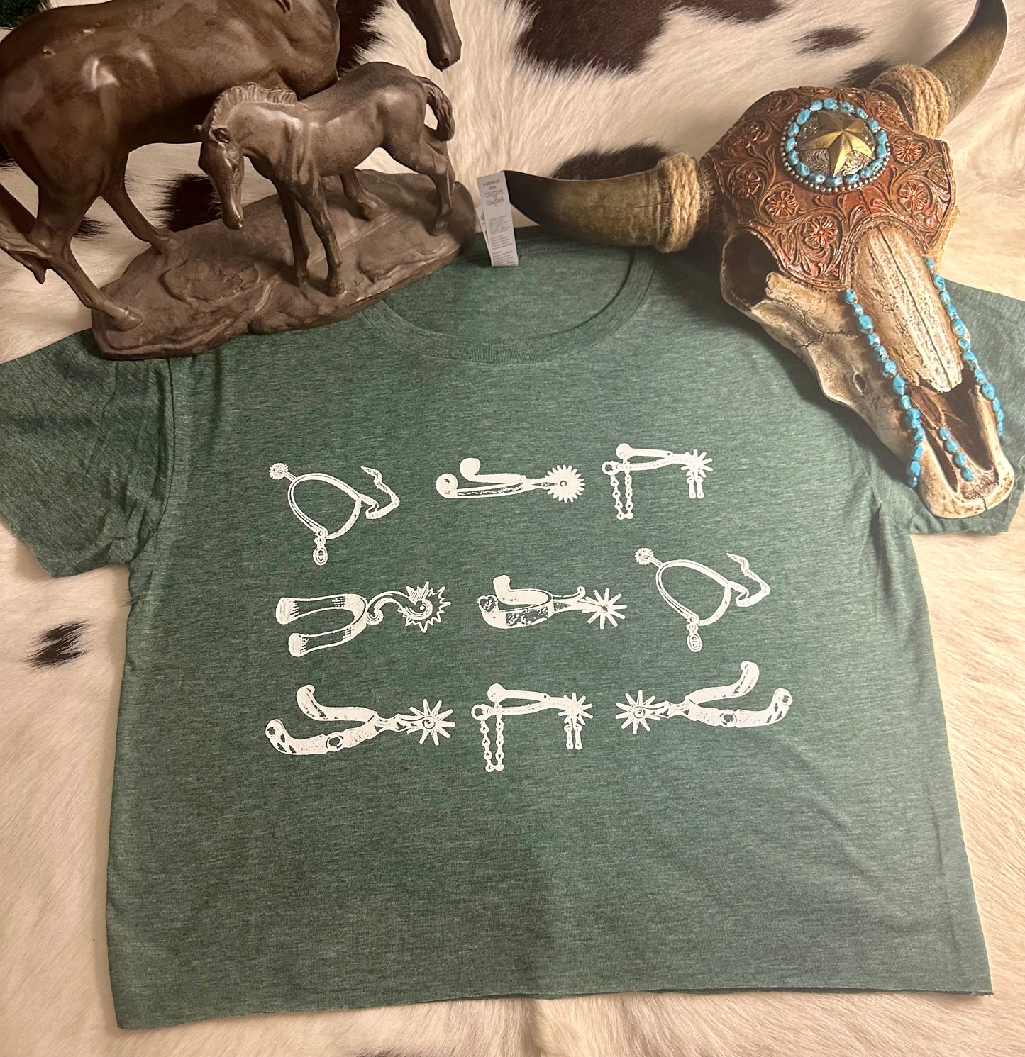 Small The Spurs Top in Royal Pine