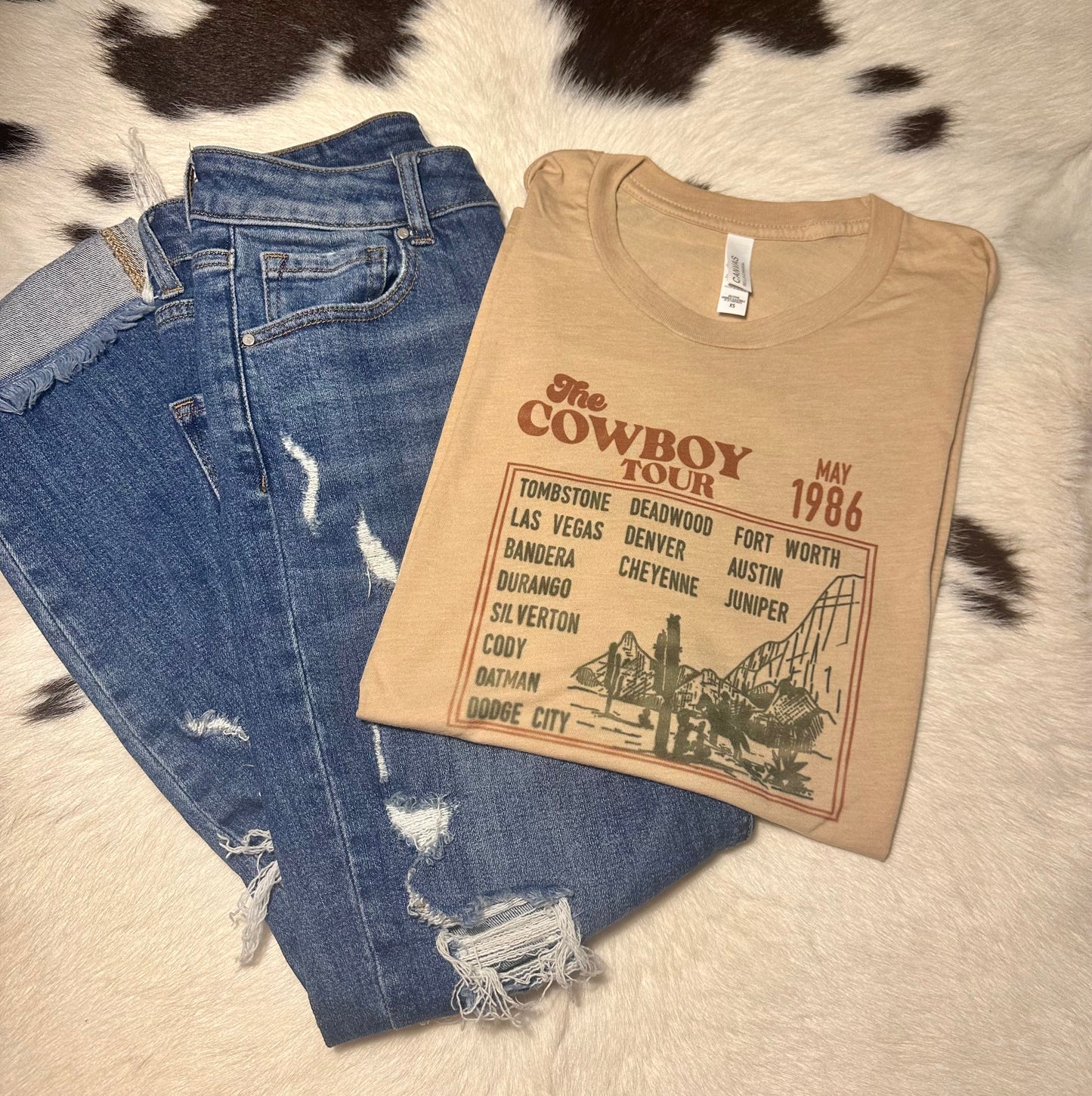Extra Small Cowboy Tour Top