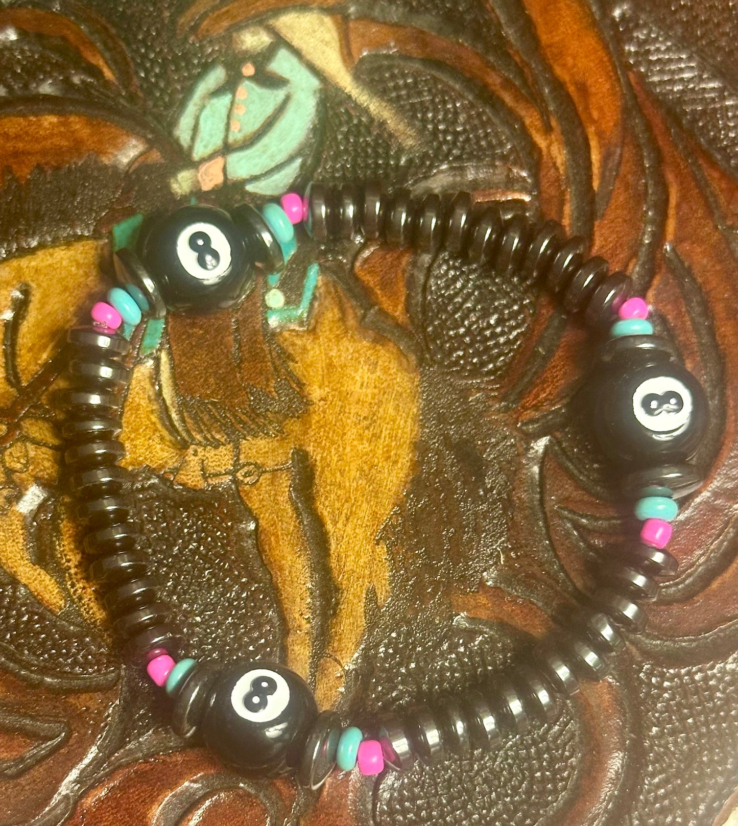 8 Ball Stretch Bracelet