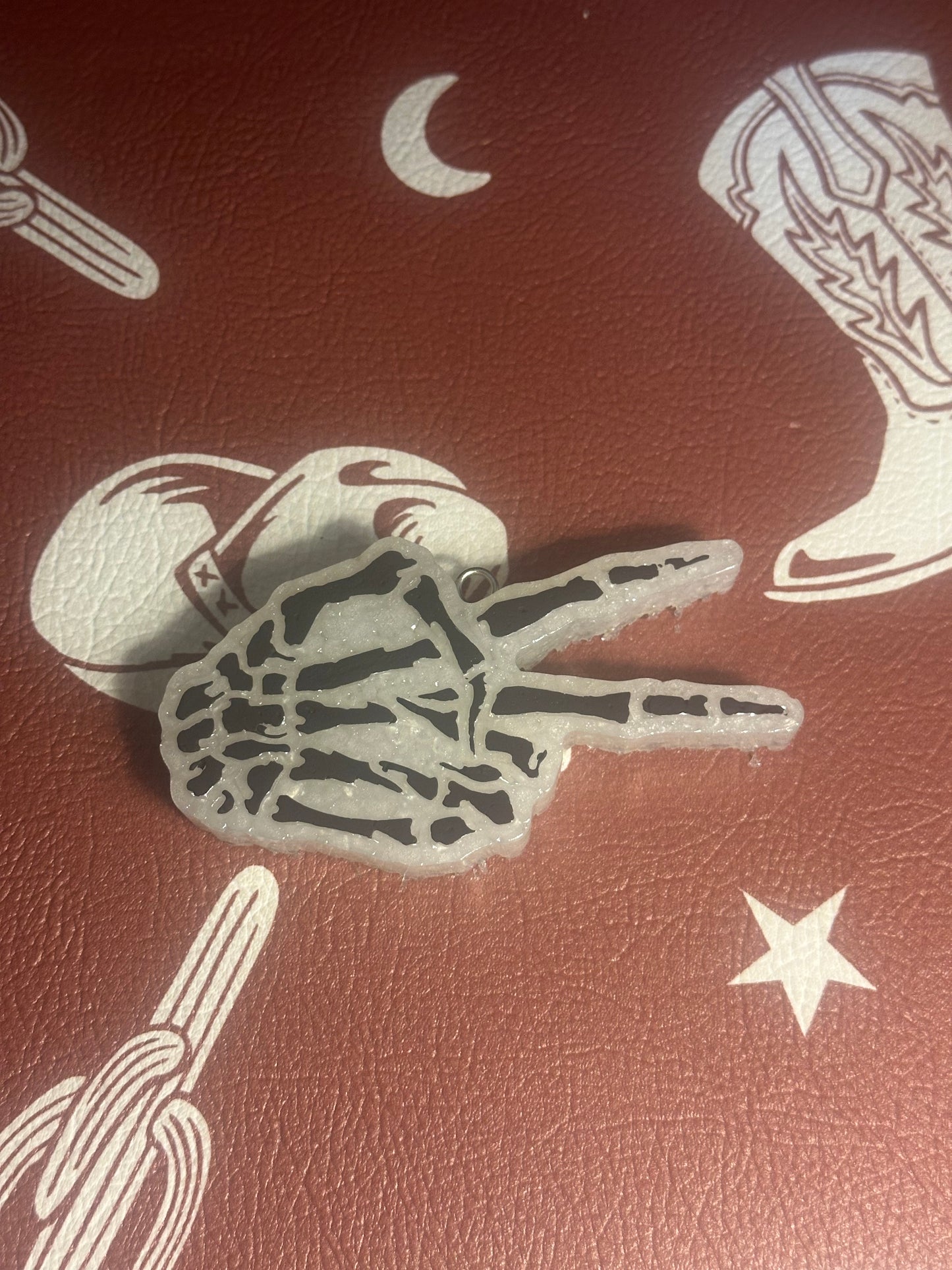 Skeleton Hand Car Freshie