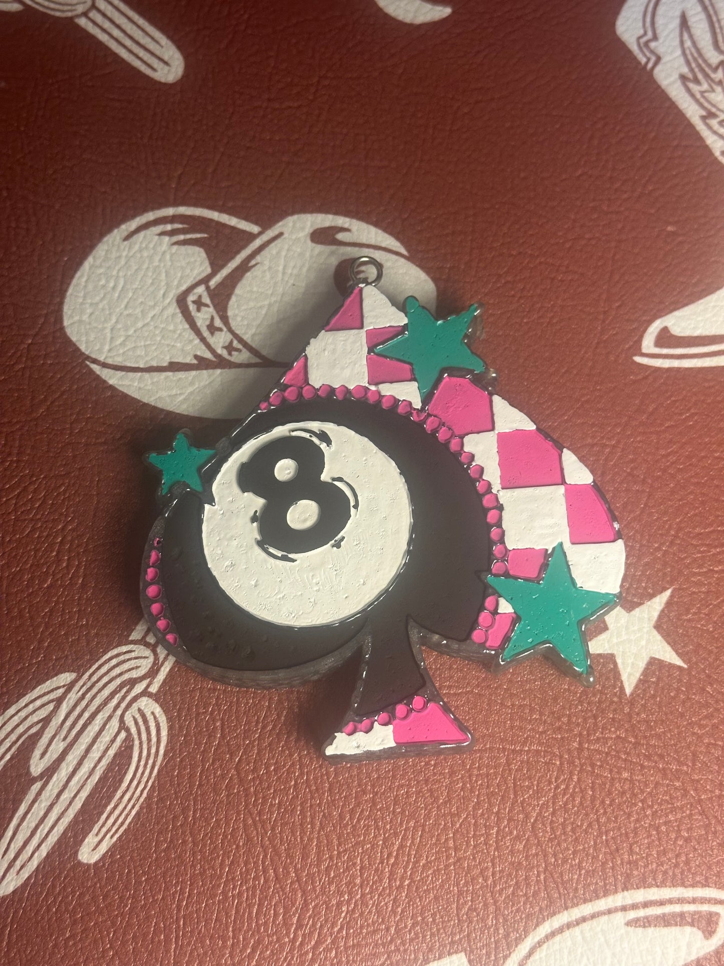 8 Ball Spade Car Freshie (Blueberry Cheesecake)