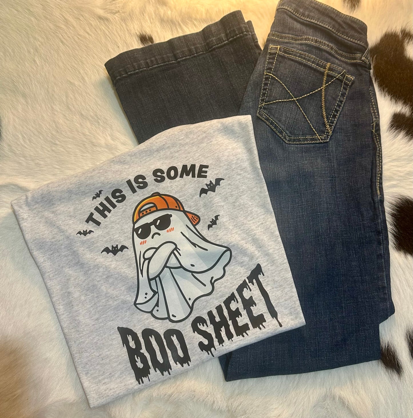 Large Boo Sheet Top