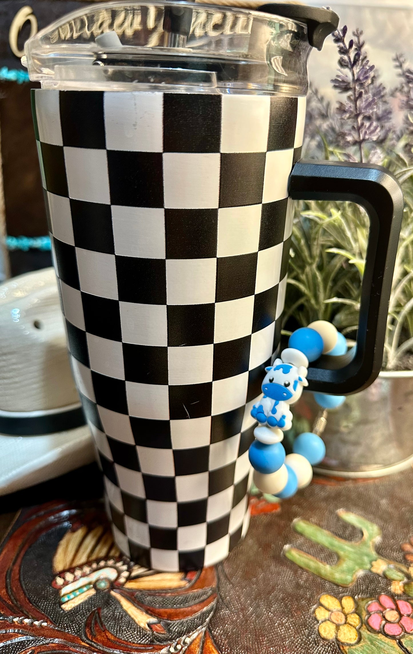 Blue Cow Cup/Bag Charm