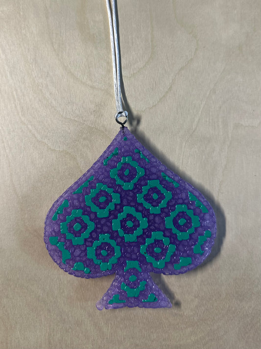 RTS Purple & Teal Aztec Car Freshie