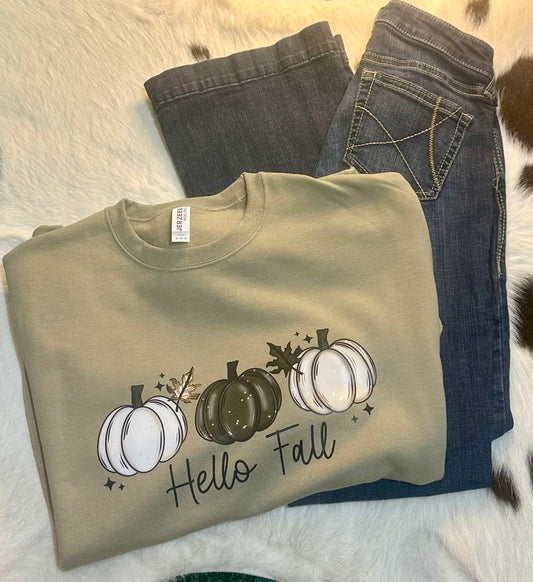 Medium Hello Fall Top